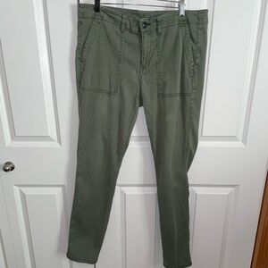 CAbi Women's Olive High Rise Pants